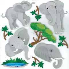 Jolee's Boutique Elephants Dimensional Stickers