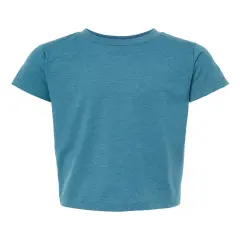 BELLA + CANVAS&reg; Toddler Jersey Crew Neck Shot Sleeve T-Shirt Heather Deep Teal