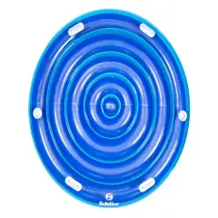Swim Central Solstice Inflatable Round Jumbo Island Swimming Pool Raft Lounger - 84" - Blue