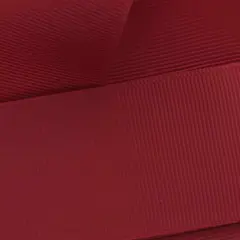 2.25" Grosgrain Ribbon Solid 260 Scarlet 50 Yard