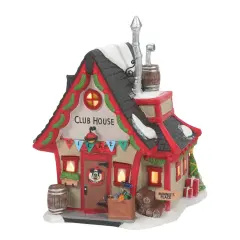 Department 56 Department 56 Mickey Mouse's Clubhouse Lighted Christmas Decoration #6010492 Red