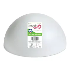 FloraCraft SmoothFoM Foam - Half Ball, 12" Dia