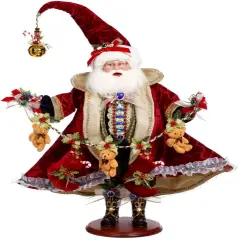 Mark Roberts Mark Roberts Joy of Christmas Santa Figurine - 24.5" Red