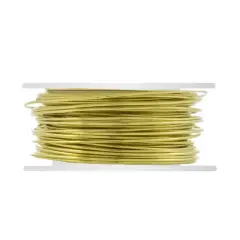 Brass Wire 22 Gauge Round (20 Foot)