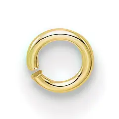 Gold Filled 22GA Jump Rings 3.2mm - Pack of 6