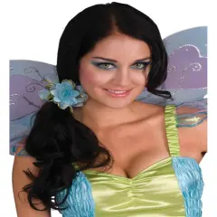 Blue Flower Pixie Fairy Costume Accessory Bracelet Anklet Hair Scrunchy