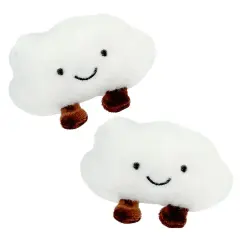 Wrapables Cute Plush Keychain Keyring Pendant Charm for Bag Cloud