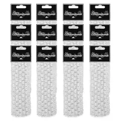 Pack of 12 Crochet Stretch Headbands White