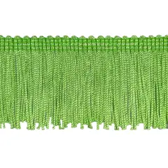 20 yards of 2" Stretch Chainette Fringe Trim | 20 yard cut Lime