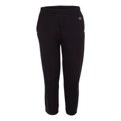 Champion&reg; Powerblend Open-Bottom Sweatpants with Pockets Black