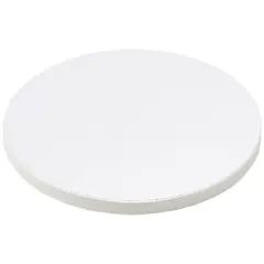 8" Round White Foil Cake Board 5ct