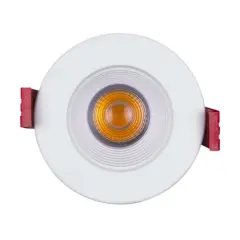 NICOR 2-inch Round LED Recessed Downlight in White, 4000K