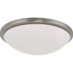 Nuvo 62-1044 Button - LED 17 Inch Button Flush Mount Fixture Frosted Glass