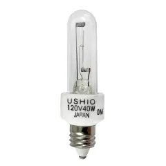 USHIO JCV120V-40WGSN/E11/INC 40w E11 base Krypton Halogen Lamp