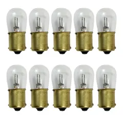 10pk - GE 1317 34265 3w 6v B6 BA15s Low Voltage Miniature Aircraft Aviation Bulb