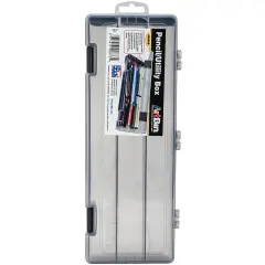 ArtBin Pencil/Utility Box-12.38"X4.875"X1.75" Translucent Charcoal