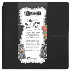 Dyan Reaveley's Dylusions Dot Grid Journal 11.75"X9"-Black