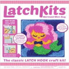 Latch Hook Mini Rug Kit-Mermaid