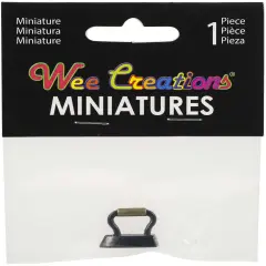 Wee Creations Miniatures Black Iron .75"