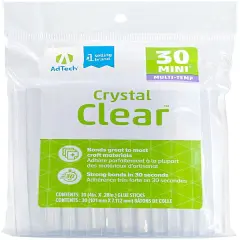 Ad Tech Multi-Temp Mini Glue Sticks 30/Pkg-.28"X4"