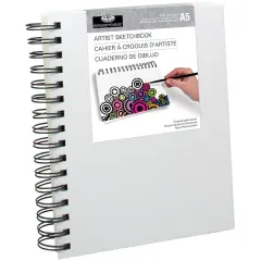 Royal Langnickel essentials(TM) Canvas Cover Sketchbook-5.8"X8.3"
