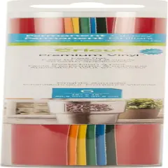 Cricut Permanent Vinyl Sampler 12"X12" 6/Pkg-Brights