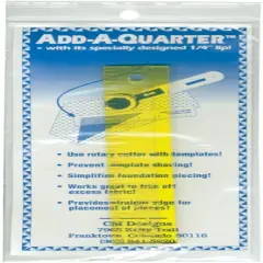 CM Designs Add-A-Quarter Ruler-6"