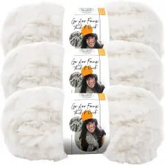 (Pack of 3) Lion Brand Go For Faux Thick & Quick Yarn-Baked Alaska