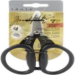 Tim Holtz Non-Stick Titanium Micro Serrated Scissors 7"-Left-Handed