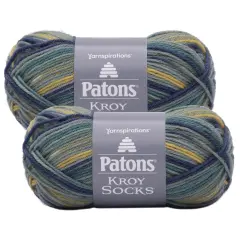 (Pack of 2) Patons Kroy Socks Yarn-Fifties Stripes