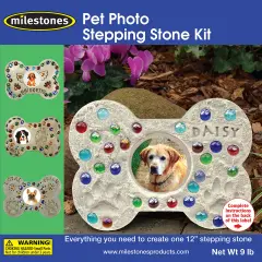 Milestones Mosaic Stepping Stone Kit-Pet Photo
