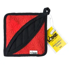 Lodge Silcone Potholder or Trivet, Red