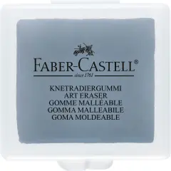 Faber-Castell Kneadable Eraser In Protective Case-Grey