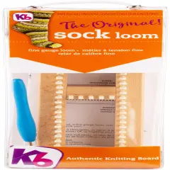 Authentic Knitting Board Sock Loom Adjustable 9"X3"