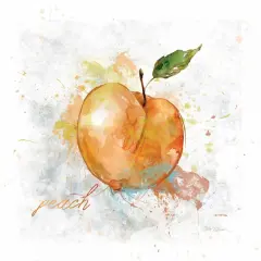 Fresh Peach Poster Print by Carol Robinson - Item # VARPDX16127