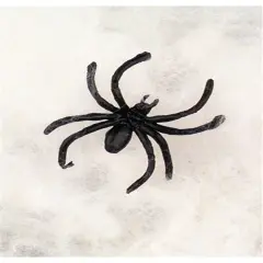 Lot 3 2" Spider and Cob Webbing Scary Horror Halloween Haunted House Decoration