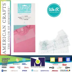 We R Memory Keepers - VINYL PRINT PRESS - T-SHIRT ALIGNMENT GUIDES (6 PIECE) 60000772 by American Crafts