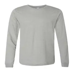 BELLA + CANVAS&reg; Triblend Long Sleeve Crewneck Tee Athletic grey trible