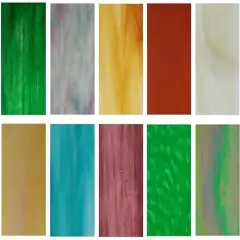 Wissmach Stained Glass Variety Pack (10 Sheet)