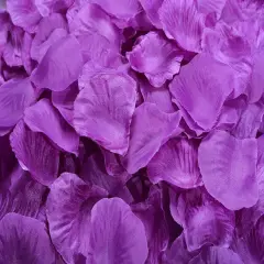 Kitcheniva Multicolor Silk Rose Petals DIY Craft & Party Decor 1000 Pcs Warm purple