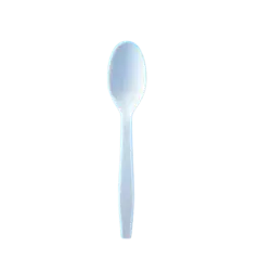 Kitcheniva Disposable White Plastic Spoons For Party