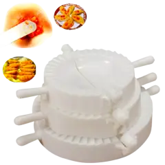 Kitcheniva 3Pcs DIY Dumpling Maker Press Empanada Mold Tool Set