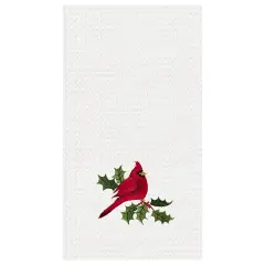 Cardinal Waffle Weave Cotton Kitchen Towel