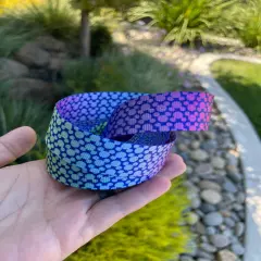 Mermaid Ombr&eacute; ears 1&rdquo; Seatbelt Webbing