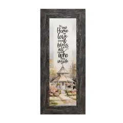 In Our Home Metalscape Framed Wall Art - 6 inches x 14 inches