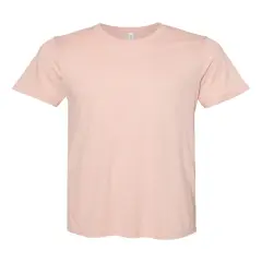 BELLA + CANVAS&reg; Adult Sueded Tee Ultra Soft Luxury Comfort Heather peach