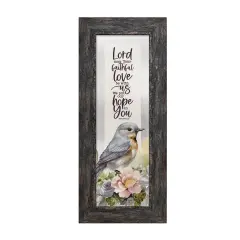 Lord May Your Faithful Love Metalscape Framed Wall Art - 6 inches x 14 inches