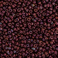 Miyuki 22g Metallic Round Seed Beads, 11/0 Raspberry Op #460