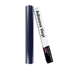 Kitcheniva 12"x10' Adhesive Permanent Vinyl DIY Craft Glossy & Matte Glossy navy blue