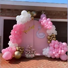 50 Pack 12 Inches Party Balloons Helium Balloons for Girl Baby Shower Birthday Bridal Shower Wedding Party Decorations Supplies